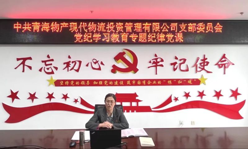 嚴(yán)明紀(jì)律作風(fēng) 永葆政治本色&mdash;&mdash;集團(tuán)黨委書記、董事長(zhǎng)劉玲同志講授專題紀(jì)律黨課