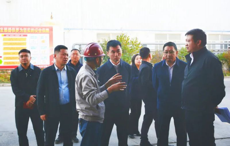 大通縣委副書記、縣長馬明旭一行蒞臨工投公司調(diào)研指導(dǎo)